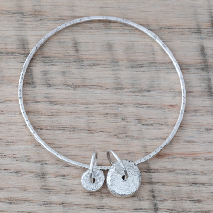 Silver Bangle and Charm Making Workshop Sunday 15th June 10-5pm with Amy Hubbard